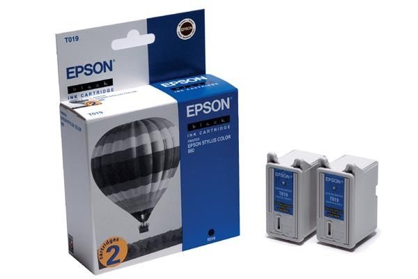 КОМПЛЕКТ 2 ГЛАВИ ЗА EPSON STYLUS COLOR 880/888 - Black - TWIN PACK - OUTLET - P№ T019402