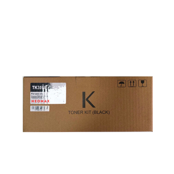 КАСЕТА ЗА KYOCERA ECOSYS P3045dn/P3050dn/P3055dn/P3060dn - TK3160 (TK-3160) - Black - P№ KT-TK3160BK - NEOMAX