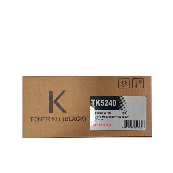 КАСЕТА ЗА KYOCERA Ecosys M-Serie 5526CDN/5526CDW/P-Serie 5026CDN/5026CDW - Black - TK5240K (TK-5240K) - P№ KT-TK5240BK - NEOMAX