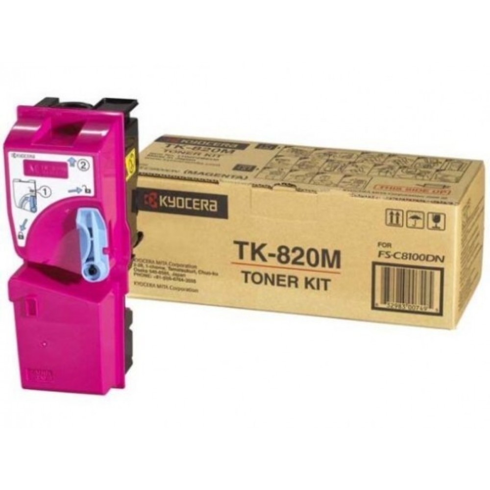 КАСЕТА ЗА KYOCERA MITA FS C8100 - Magenta - TK820M (TK-820M) - PN 1T02HPBEU0