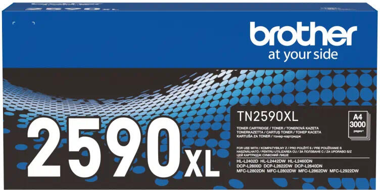 КАСЕТА ЗА BROTHER HL L2400DW/L2402D/L2442DW/L2445DW/L2447DW/L2460DN/L2865DW - Black - P№ TN2590XL (TN-2590XL)