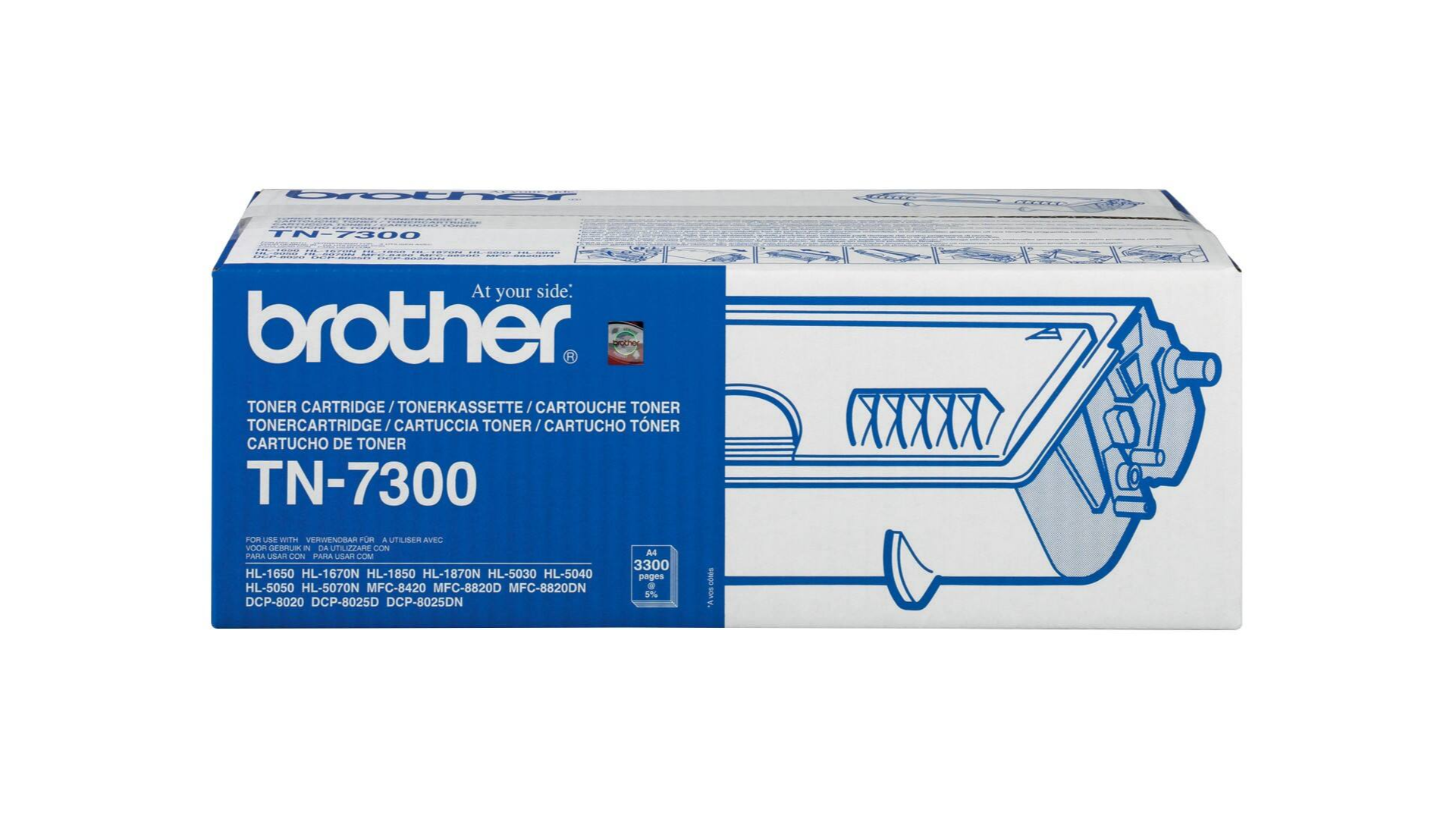 КАСЕТА ЗА BROTHER HL 1650/1670 N/1850/1870 N/8420 - Black - PN TN7300 (TN-7300)