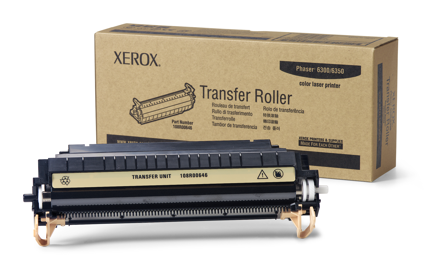 ТРАНСФЕРНА РОЛКА (TRANSFER ROLLER) ЗА XEROX Phaser 6300/6350/6360  - P№ 108R00646