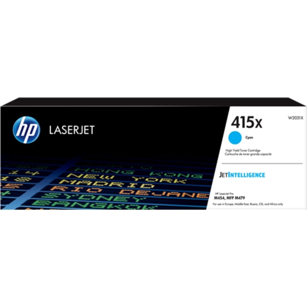 КАСЕТА ЗА HP LASER JET PRO M454/MFP M479 - Cyan - /415X/ - P№ W2031X