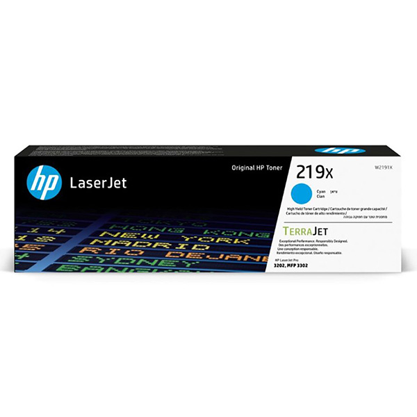 КАСЕТА ЗА HP COLOR LASER JET PRO 3202/3302 - Cyan - /219X/ - PN W2191X - `2500k`