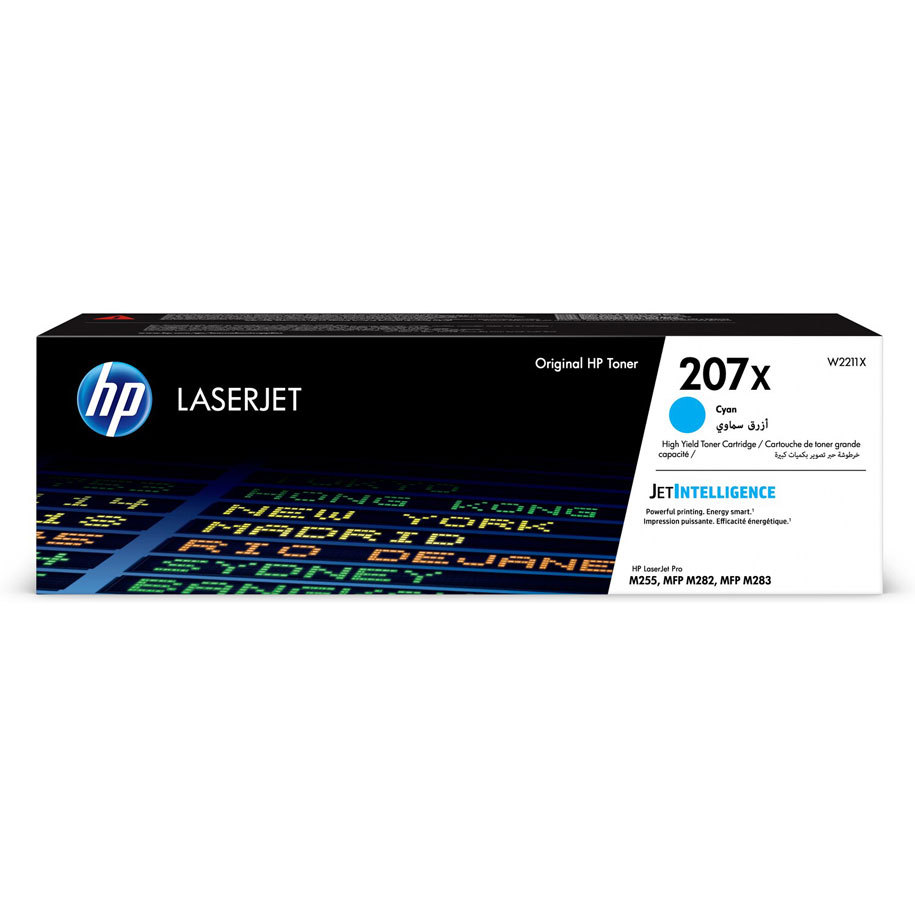 КАСЕТА ЗА HP COLOR LASER JET PRO M255/MFP M282/M283 - Cyan - /207X/ - PN W2211X