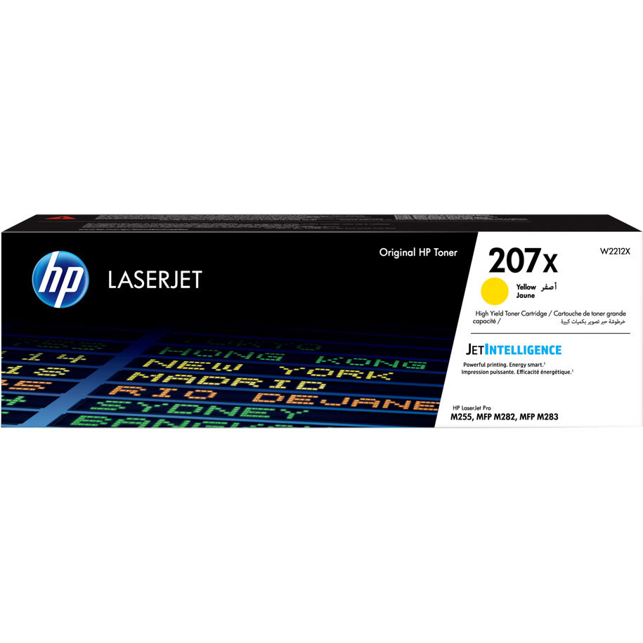 КАСЕТА ЗА HP COLOR LASER JET PRO M255/MFP M282/M283 - Yellow - /207X/ - PN W2212X