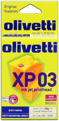 ГЛАВА ЗА OLIVETTI ARTJET 10/12/JET LAB 600 - XP-03 (XP03) - CMYK - Black & Color - HIGH CAPACITY - OUTLET - P№ B0261